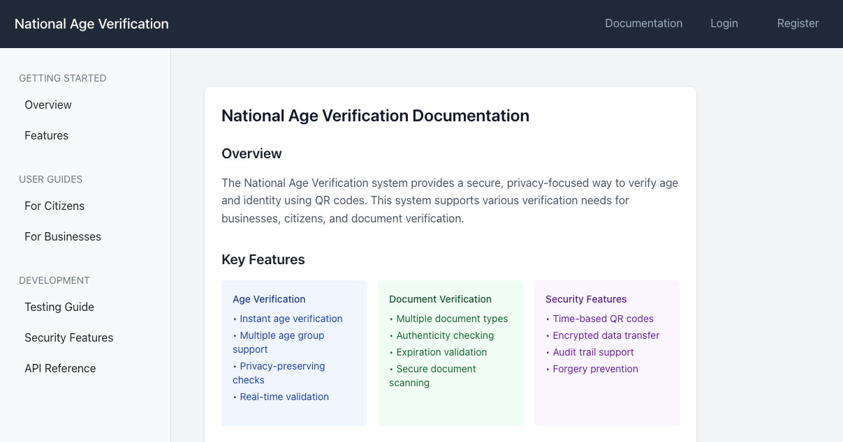 Scottish Digital Age Verification