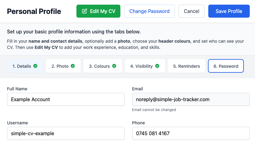Track everything together - unified dashboard for CV and applications